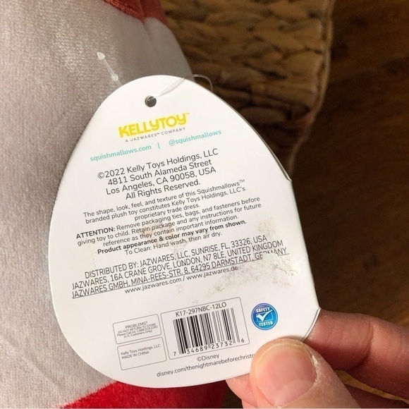 Squishmallows Disney: Nightmare Before Christmas: Lock 12" - Picture 7 of 7